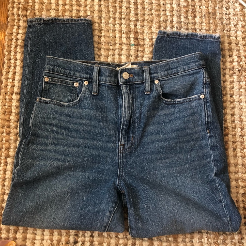 Madewell High-Rise Slim Crop Boyjean